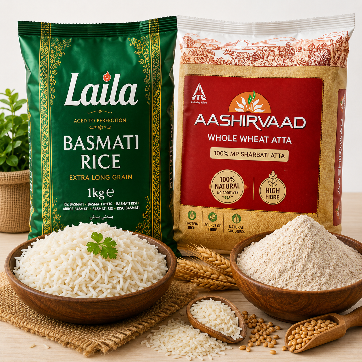 Rice, Flour & Grains
