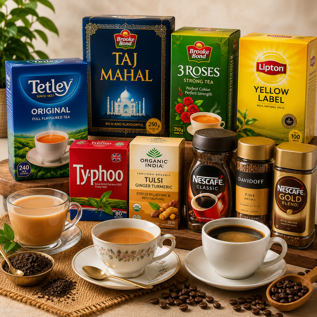 Tea, Coffee & Beverages